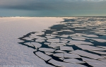 Fast ice edge, McMurdo Sound, Antarctica